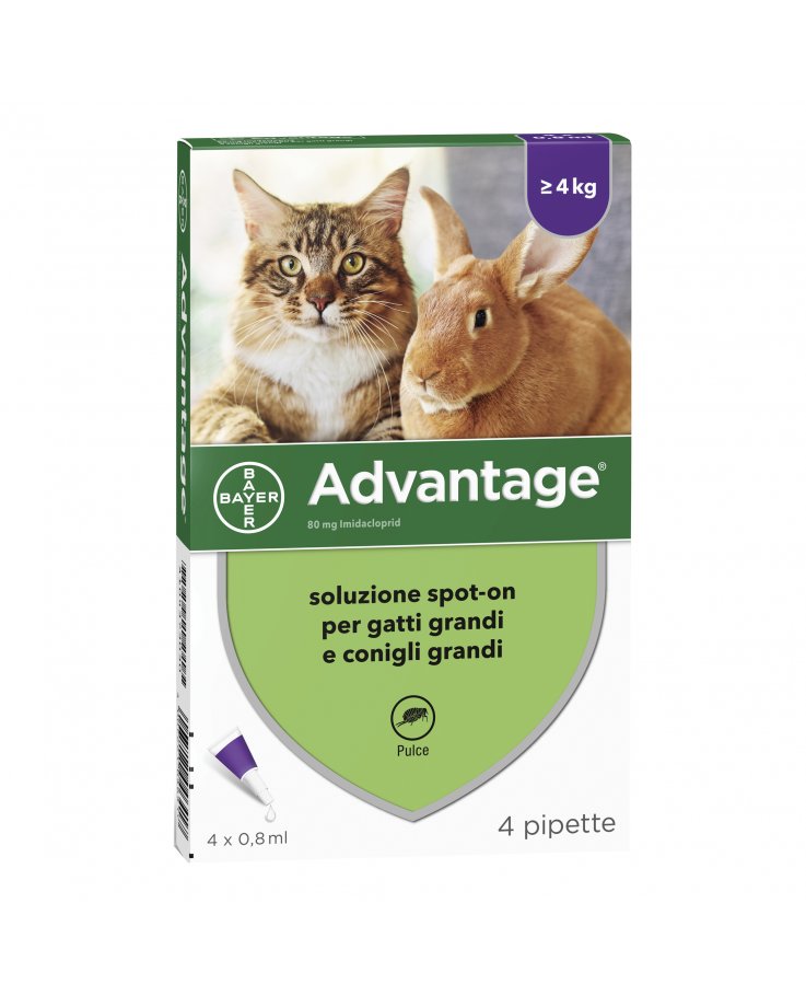 Advantage - Gatti 4 Pipette da 0.8 ml