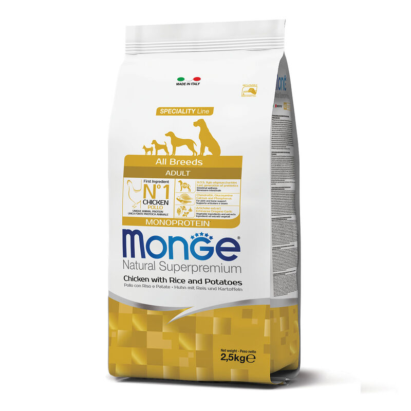Monge - All Breeds Adult Pol / Riso / Pat kg.2,5