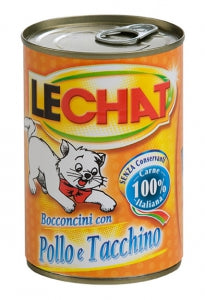 Lechat - Cat Classico Pollo e Tacchino gr.405 x 24p.