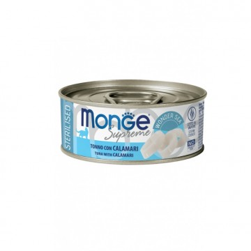 Monge - Scatolette Cat Supr. Sterilized Tonno / Calamari gr.80 x 24p.