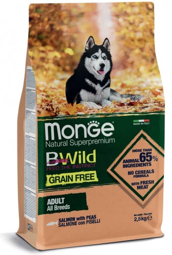 Grain Free Dog - Adult Salmone Piselli kg.2,5