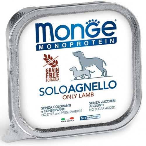 Monge - Patè Dog Monoproteico Solo Agnello gr.150
