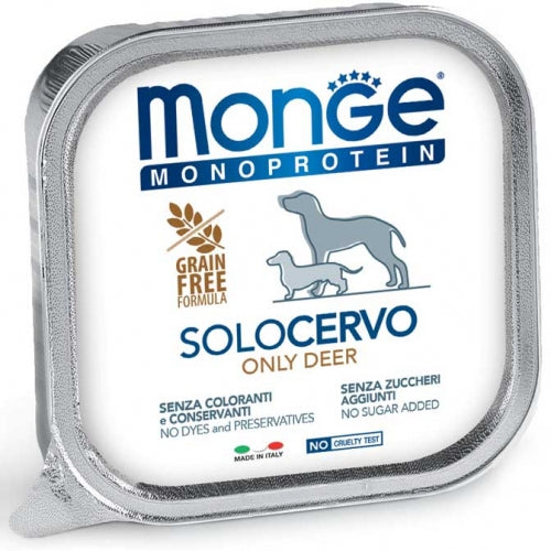 Monge - Patè Dog Monoproteico Solo Cervo gr.150