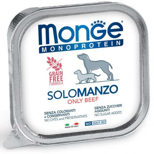 Monge - Patè Dog Monoproteico Solo Manzo gr.150