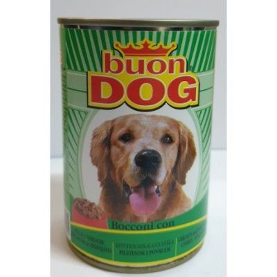 Buon Dog - Dog Bocconi Pollo e Verdure gr.405