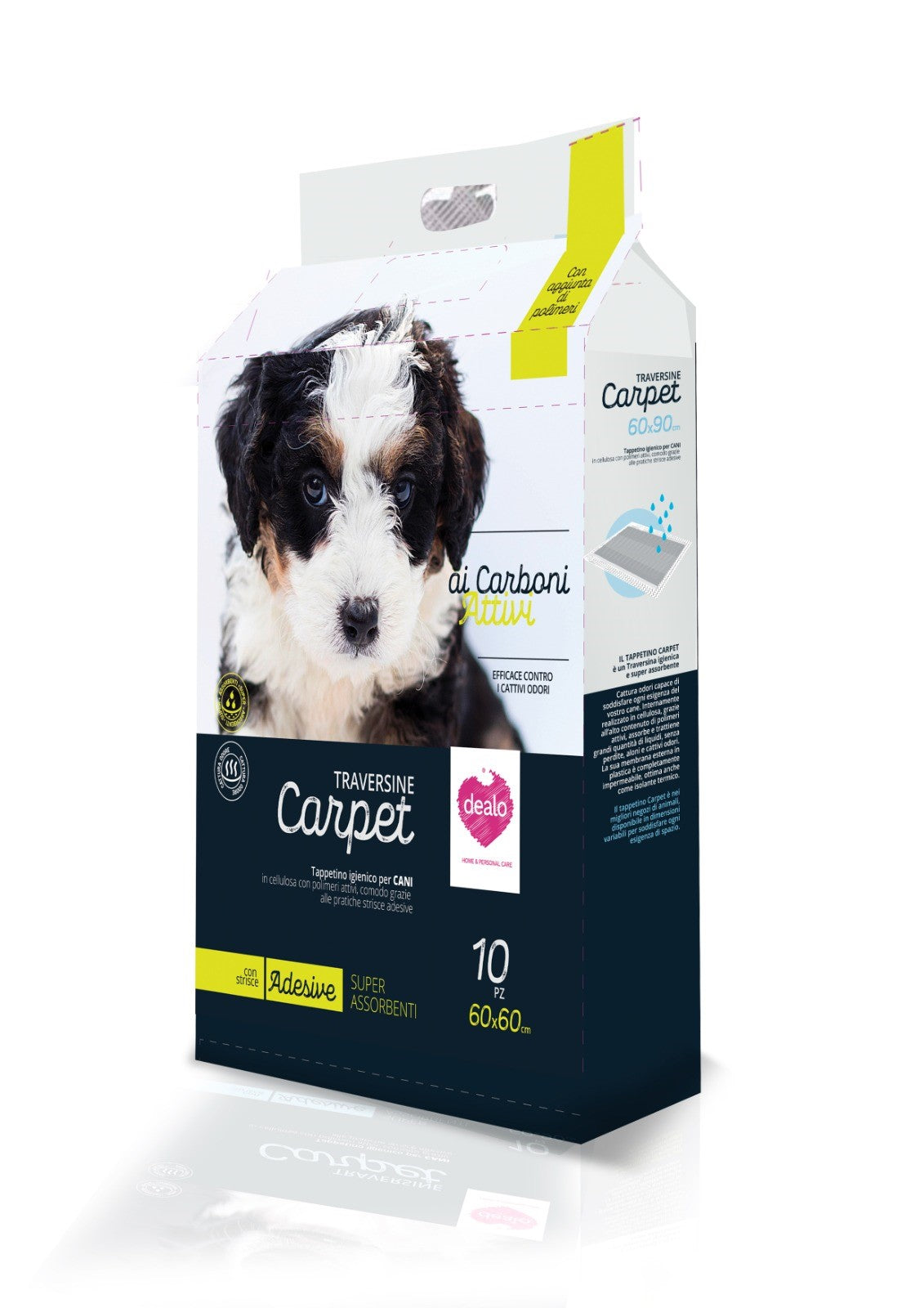 Dealo CarPet 60x60 Traverse Carboni Attivi 10p.