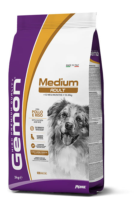 Gemon - Dog Medium Adult Pollo kg.3