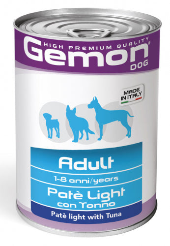 Gemon - Dog Pate' Light Tonno gr.400 x 24p.