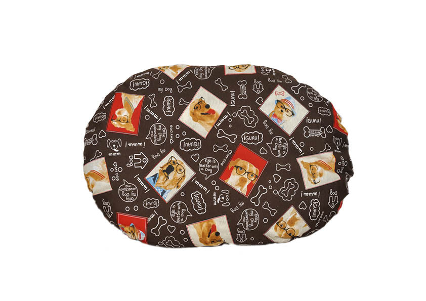 Gi.Mar - Cuscino Pet's in Memory per Apus Brown 90 cm 95 x 65