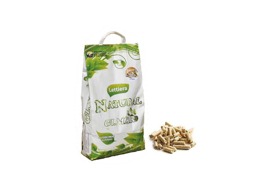 Gi.Mar - Lettiera di Pellet di Legno Naturale lt.8 - kg.5