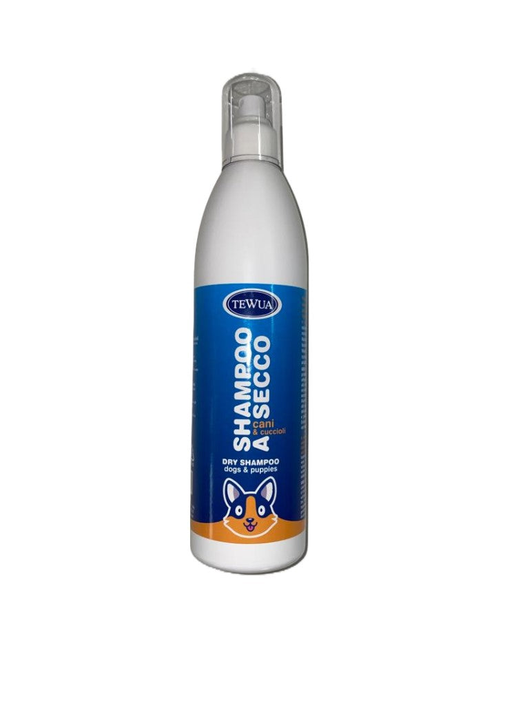 Tewua - Shampoo a Secco Cani Spray Gas ml. 500ml