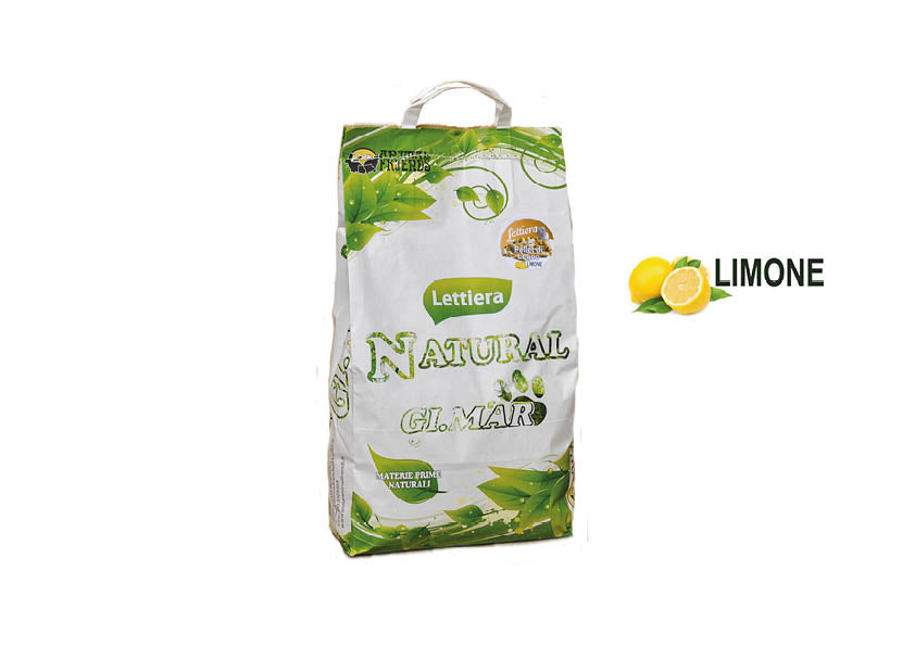 Gi.Mar - Lettiera di Pellet di Legno Limone lt.8 - kg.5