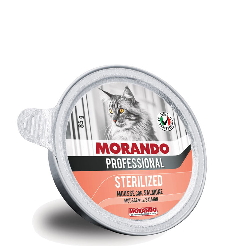 Morando - Miglior Gatto Mousse Sterilizzed Salmone gr.85 x 24p.