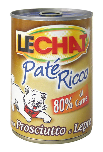 Lechat - Cat Ricco Prosciutto e Lepre Pate gr.400