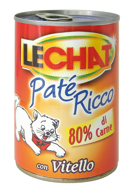 Lechat - Cat Ricco Vitello Pate gr.400 x 24p.