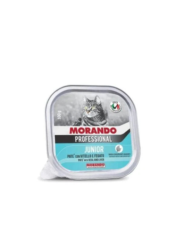 Morando - Professional Cat Vaschette Junior Patè Vitello e Fegato gr.100