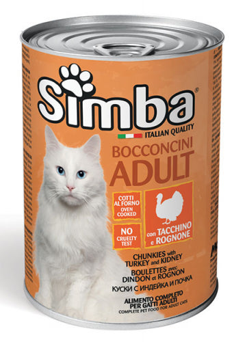 Simba - Cat Bocconi Tacchino e Rognone gr.415 x 24p.