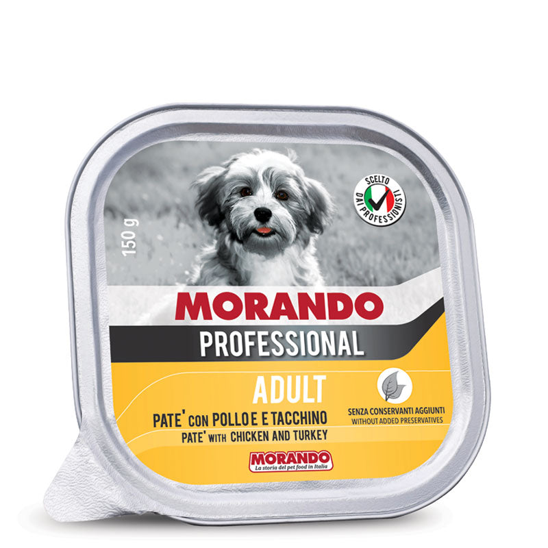 Morando - Miglior Cane Adult Patè con Pollo e Tacchino gr.150