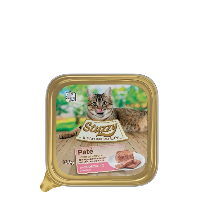 Stuzzy - Cat Patè Prosciutto gr.100