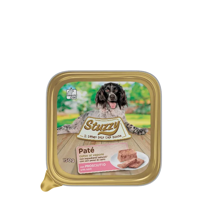 Stuzzy - Dog Patè Prosciutto gr.150 x 22p.