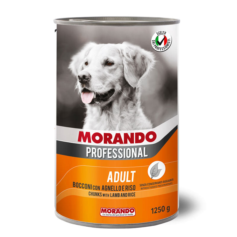 Morando - Miglior Cane Adult Bocconi con Agnello e Riso gr.1250 x 12p.