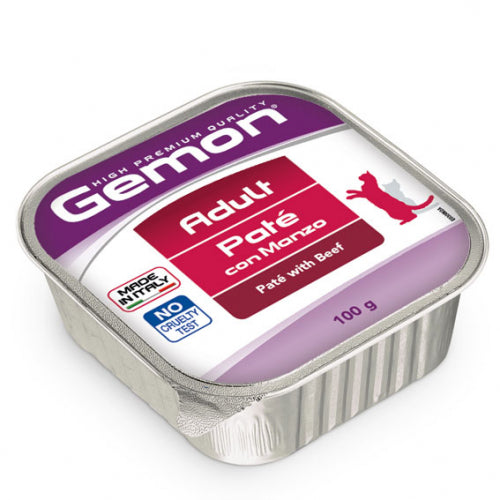 Gemon - Cat Patè Adult Manzo gr.100 x 32p
