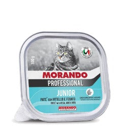 Morando - Miglior Gatto Vaschette Junior Patè Vitello e Fegato gr.100 x 32p.