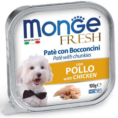 Monge - Dog Fresh Patè Pollo gr.100