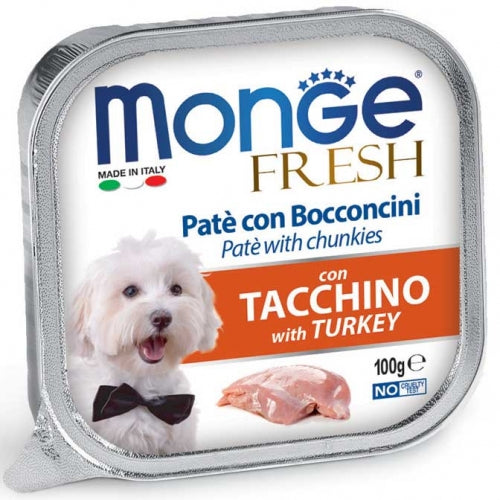 Monge - Dog Fresh Patè Tacchino gr.100