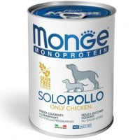 Monge - Monoproteico Paté Solo Pollo gr.400