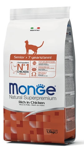 Monge - Cat Senior Pollo Monoprot. Kg.1,5