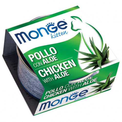 Monge - Fruit Pollo con Aloe Kitten gr.80 x 24p.