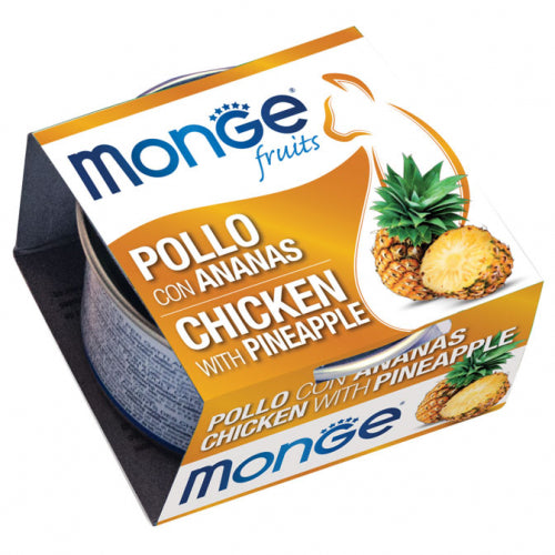 Monge - Fruit Pollo con Ananas gr.80 x 24p.