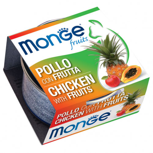 Monge - Fruit Pollo con Frutta gr.80 x 24p.