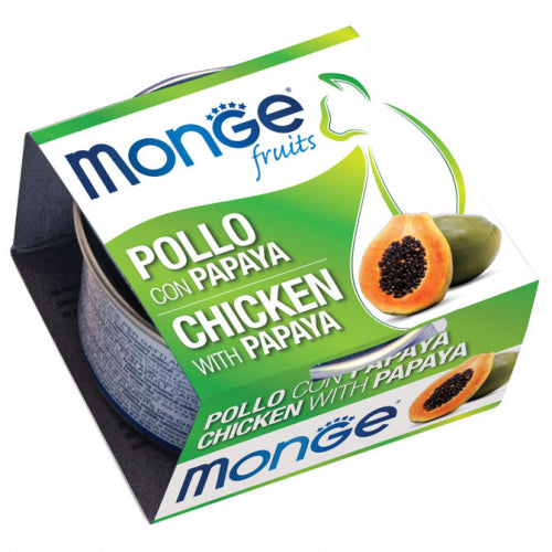 Monge - Fruit Pollo con Papaya gr.80 x 24p.