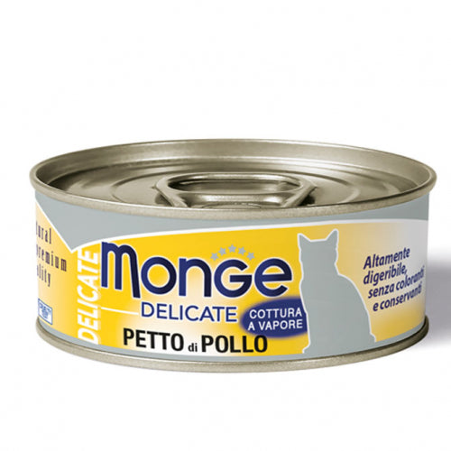 Monge - Cat Delicate Petto di Pollo gr.80 x 24p.