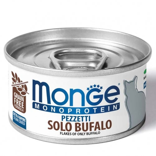 Monge - Pezzetti Monoproteico Cat Bufalo gr.80 x 24p.