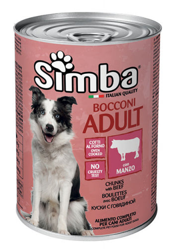 Simba - Dog Bocconi Manzo gr.1230 x 12p.