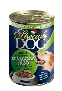 Special Dog - Bocconi Riso Selvaggina igr.405 x 24p.