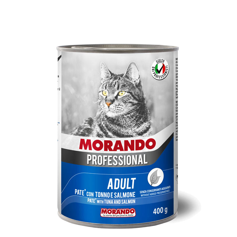 Morando - Miglior Gatto Adult Patè con Tonno e Salmone gr.400