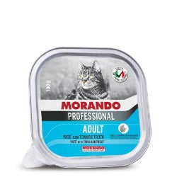 Morando - Miglior Gatto Vaschette Adult Patè Tonno e Trota gr.100