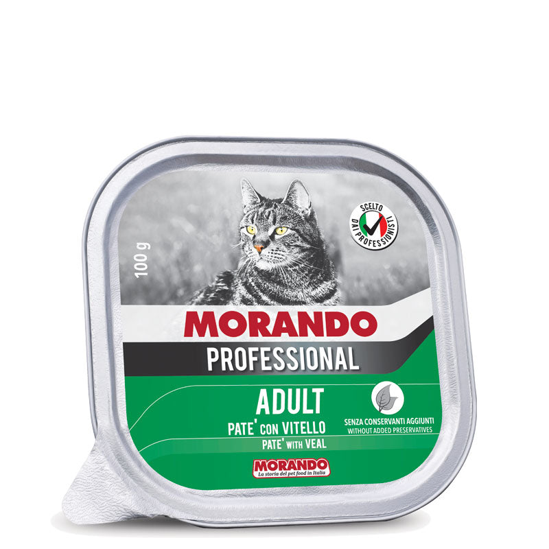 Morando - Miglior Gatto Vaschette Adult Patè Vitello gr.100