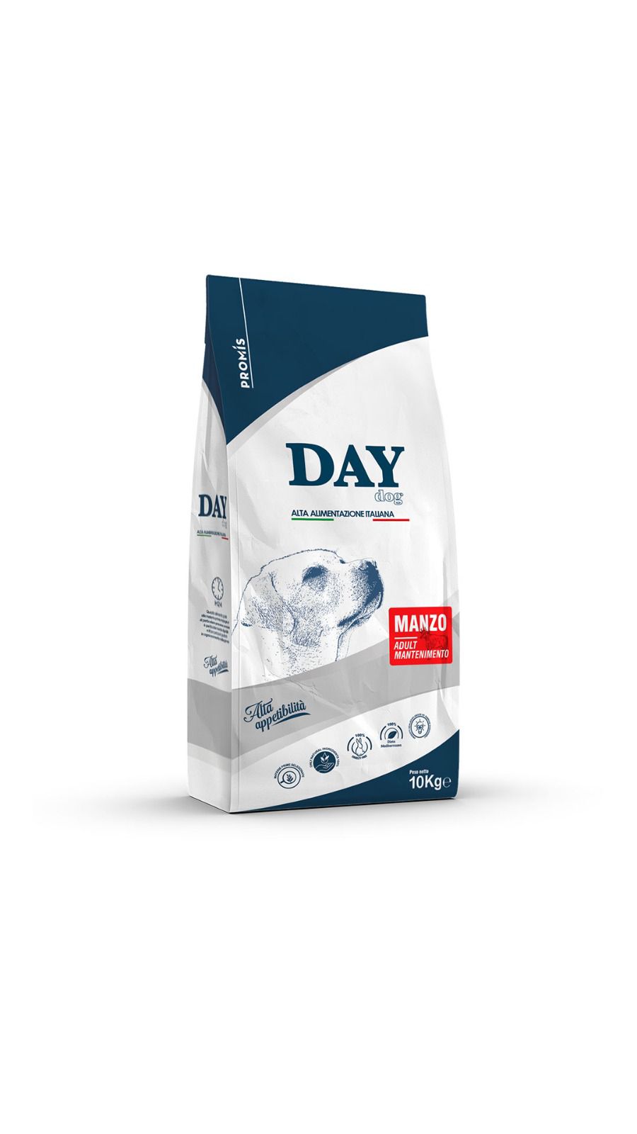 Promis - Alimentazione Italiana - Day Dog Adult Manzo kg.10