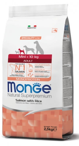 Monge - Mini Adult Salmone Riso kg.2,5