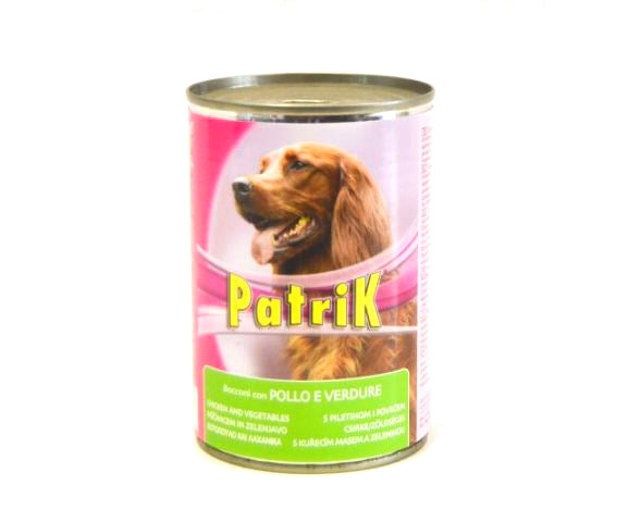 Patrik - Dog Bocconi Pollo e Verdure gr.405 x24p.