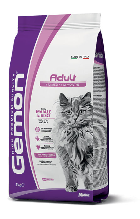 Gemon - Cat Adult Maiale e Riso kg.2