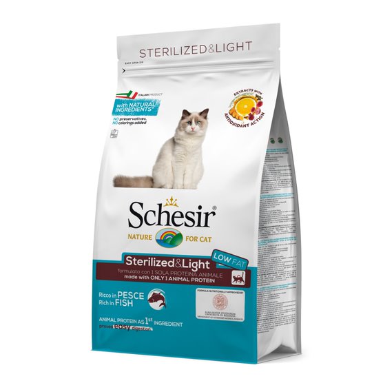 Schesir - Cat Sterilized Pesce Kg.10