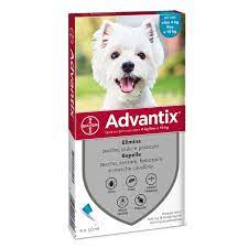 Advantix - Cane 4 - 10 kg. Pipette 4 x 1,0ml
