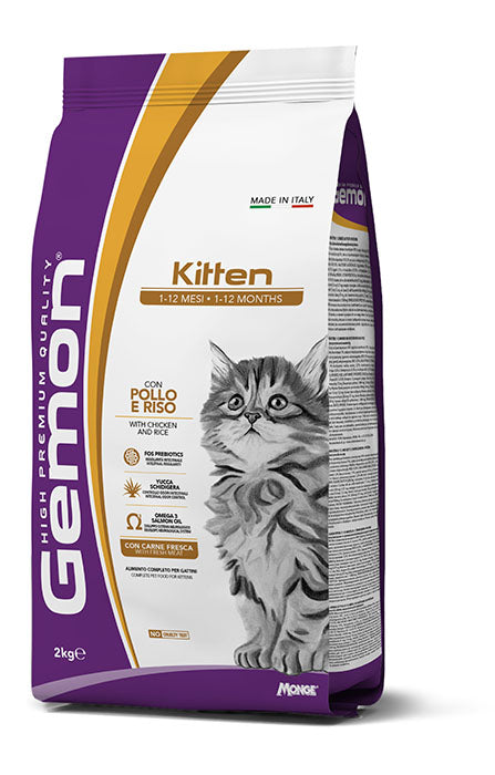 Gemon - Cat Kitten Pollo e Riso kg.7