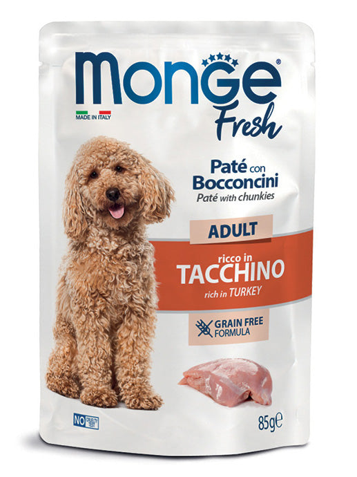 Monge - Dog Fresh Adult Tacchino gr.85